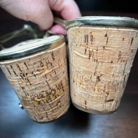 Circus by Sam Edelman Ruby Gold Tone Braided Cork Wedge Platform Sandal 8.5 - Picture 6 of 9